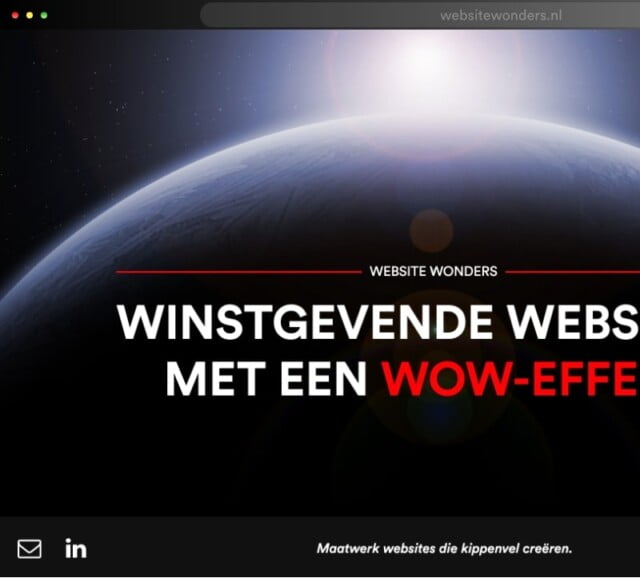 Op maat gemaakte website