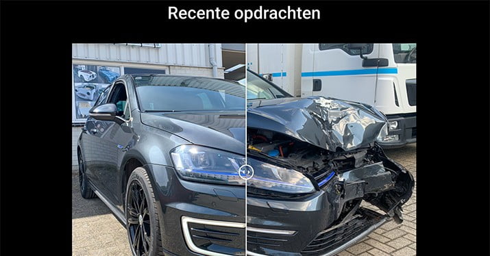 Portfolio weergave winstgevende website