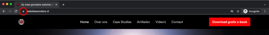 Waar moet een zakelijke website aan voldoen: een SSL certificaat