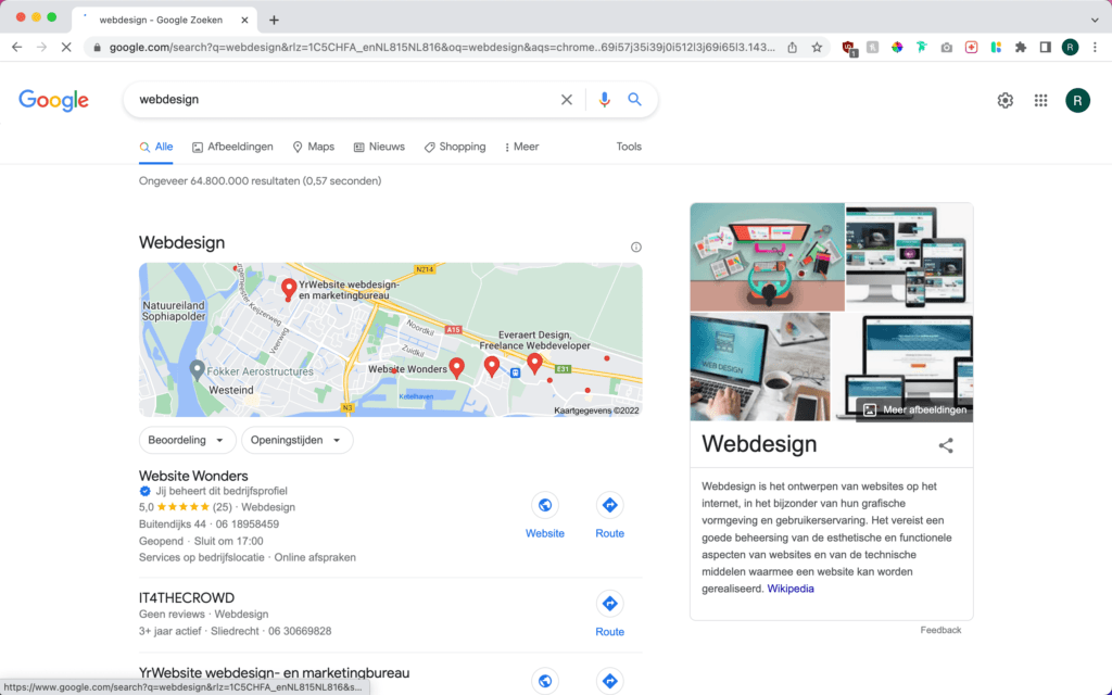 Waarom een bedrijfswebsite