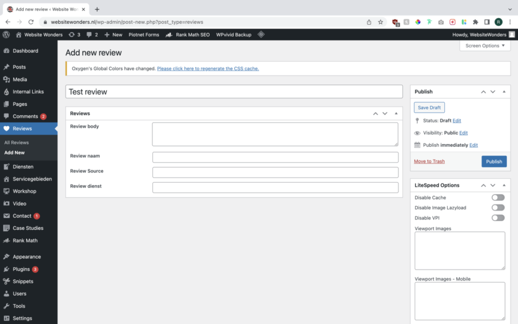 Wat doet een webdeveloper? 11 dingen om rekening mee te houden 8 Wat doet een webdeveloper - custom fields