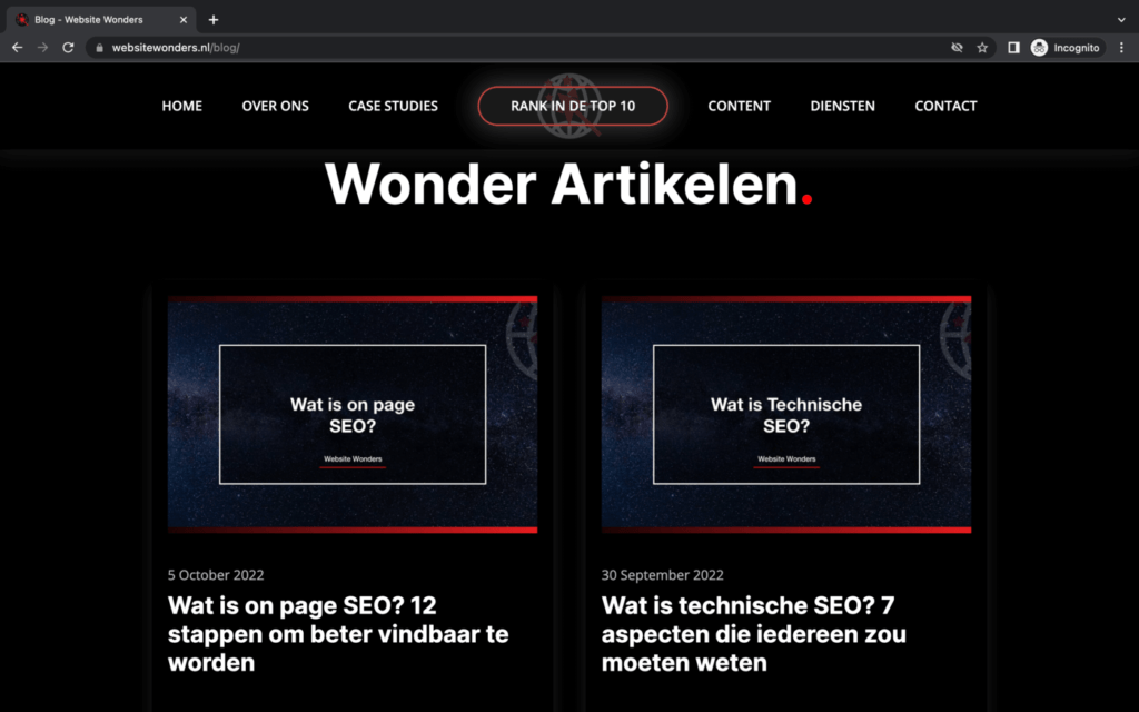 Hoe maak ik mijn website beter vindbaar - content
