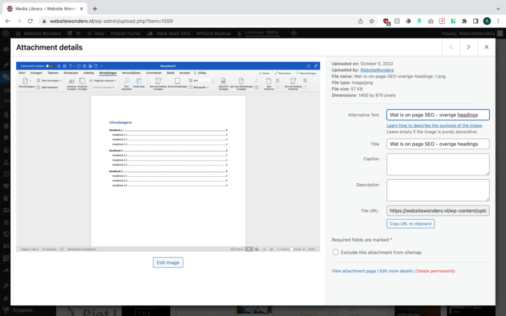 Wat is on page SEO - alt tags