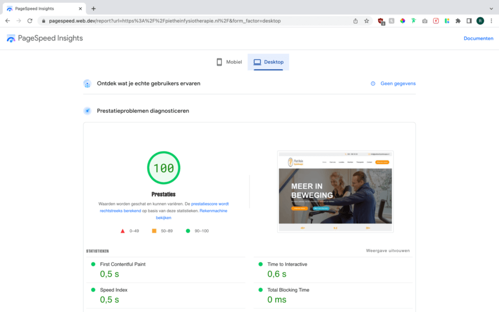 Wat is on page SEO - pagespeed
